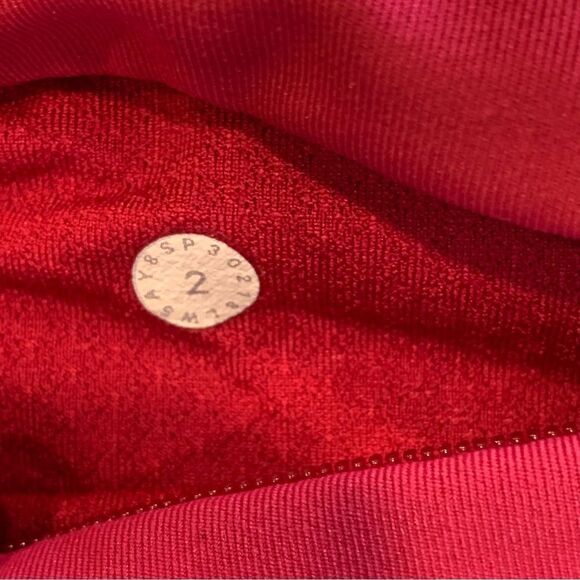 lululemon Wild Twist 7/8 Tight Size 2 Ruby Red, Fuchsia Pink & Vivid Amber - Picture 8 of 10